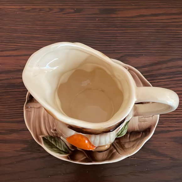 Vintage 1970’s Homco-Japan Mushroom Pitcher and Under-plate - Picture 5 of 9